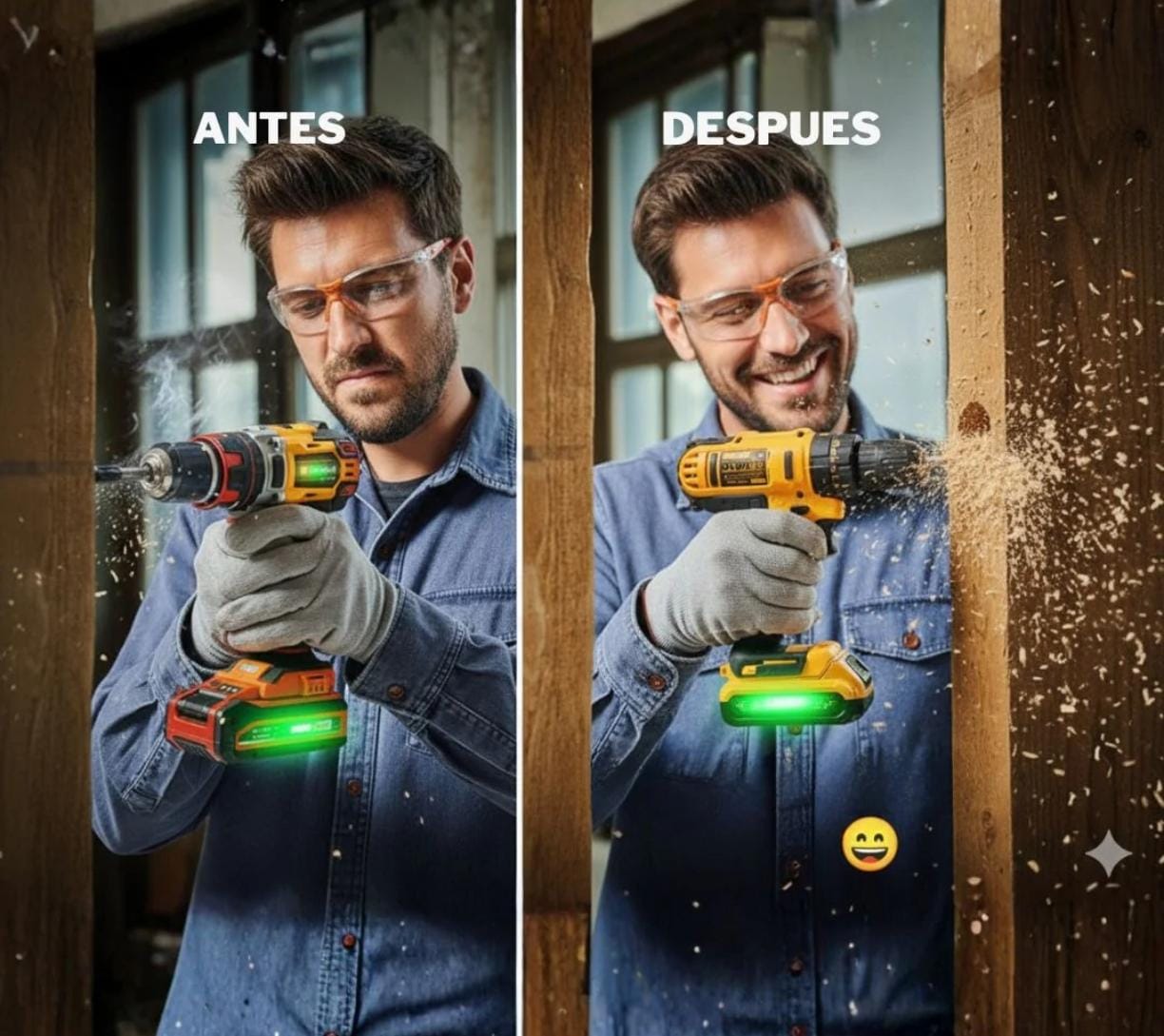 💥 OFERTA TALADRO Dewalt Mandril Metálico de Media INALAMBRICO 68V + 34 ACCESORIO INCLUIDOS