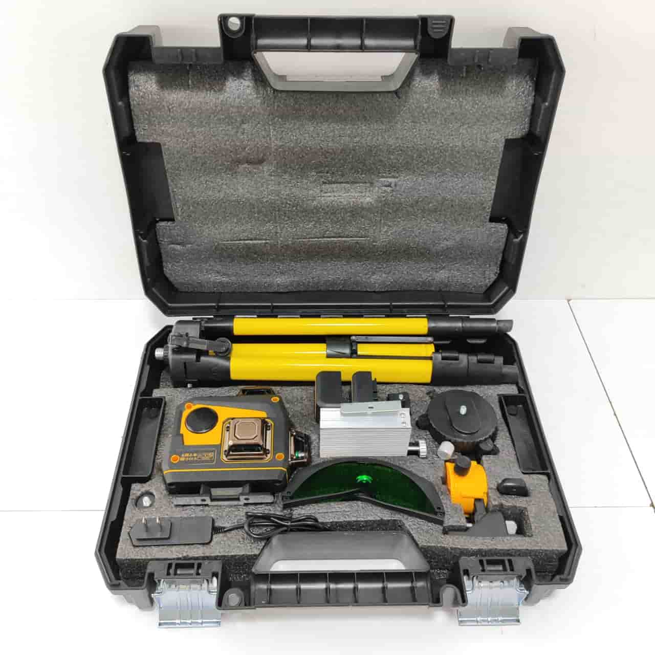 Nivel Láser Profesional 360° con Trípode y Accesorios