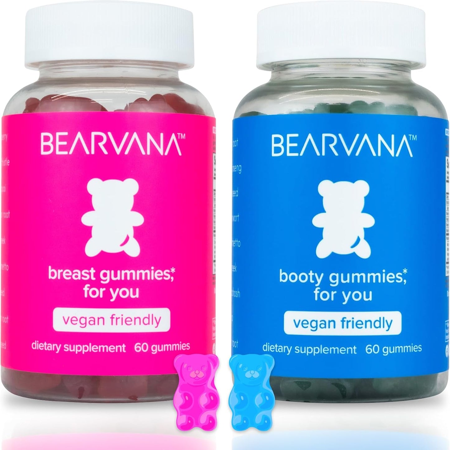 Gran Combo Gomas X2 Bearvana Booty Breast Glúteos Más Grandes Y Firmes