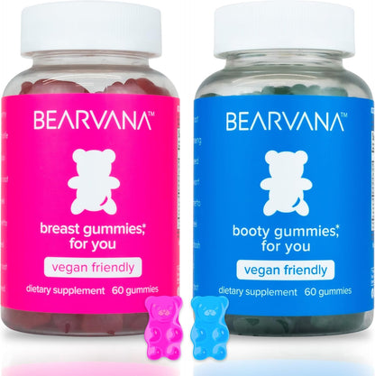 Gran Combo Gomas X2 Bearvana Booty Breast Glúteos Más Grandes Y Firmes