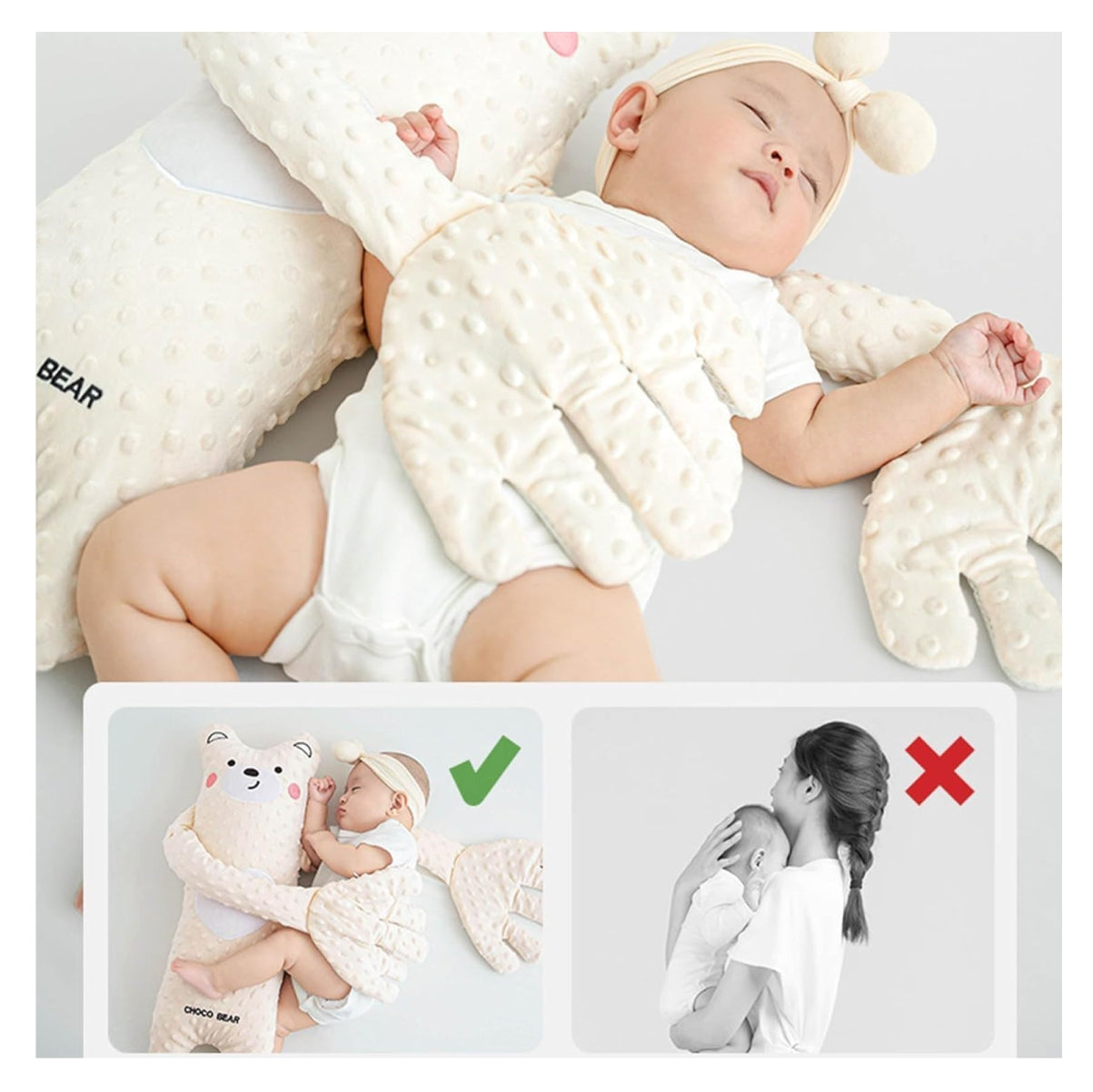 Almohada Palmaditas para bebe