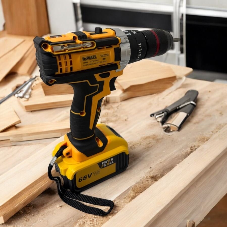 💥 OFERTA TALADRO Dewalt Mandril Metálico de Media INALAMBRICO 68V + 34 ACCESORIO INCLUIDOS
