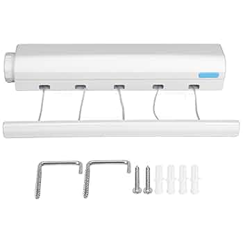 Tendedero retractil de 5 cuerdas