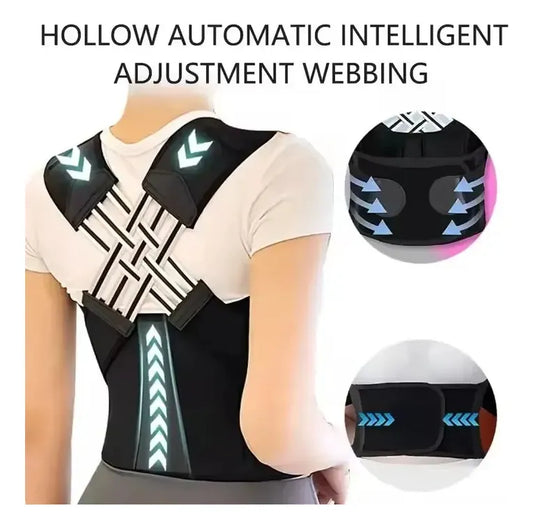 “Corrector Postura Ajustable: Ideal para Hombres y Mujeres”