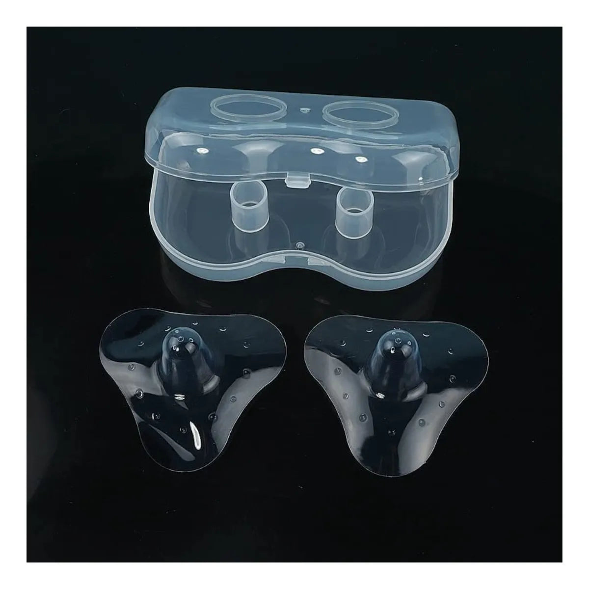 pezonera en silicona para lactancia materna con estuche