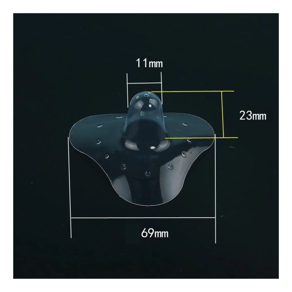 pezonera en silicona para lactancia materna con estuche