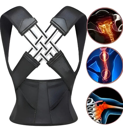 “Corrector Postura Ajustable: Ideal para Hombres y Mujeres”