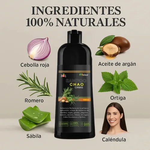 oferta shampoo chao canas +tratamiento y obsequio