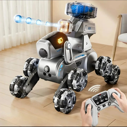 Perro Robot Recargable Lanzador De Hidro