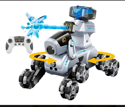 Perro Robot Recargable Lanzador De Hidro
