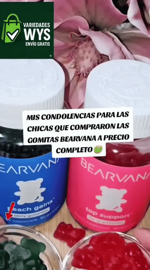 Gran Combo Gomas X2 Bearvana Booty Breast Glúteos Más Grandes Y Firmes