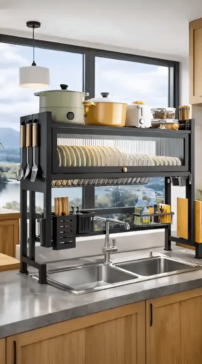 Escurridor de Platos con Tapa