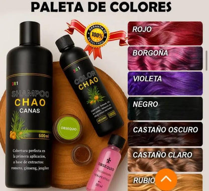 oferta shampoo chao canas +tratamiento y obsequio
