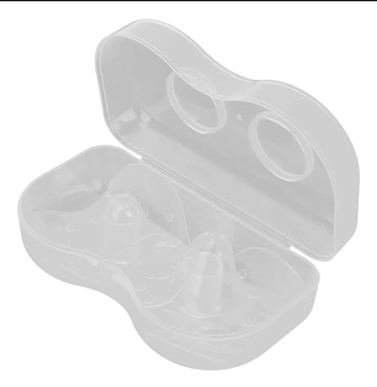 pezonera en silicona para lactancia materna con estuche