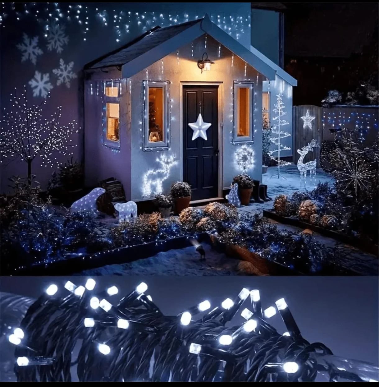 🌞OFERTA IMPERDIBLE! Luces Solares 20 m — Ilumina y ahorra 💡