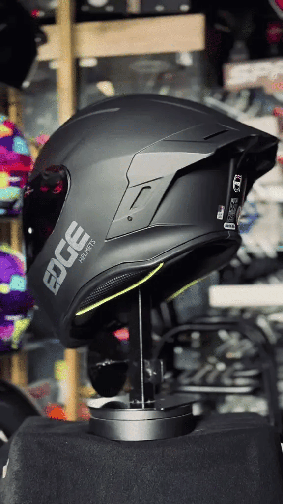 Casco Edge Shanghai Negro Mate