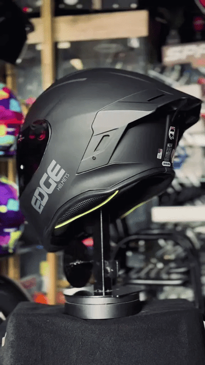 Casco Edge Shanghai Negro Mate