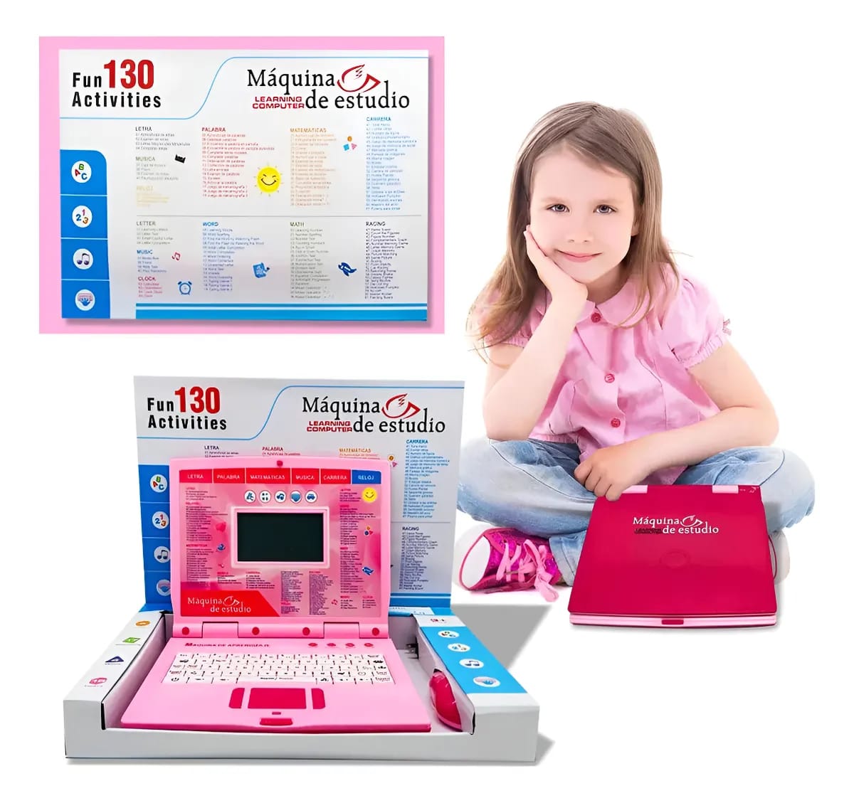 Computador Didactico Para Niños 130 Funciones 💯