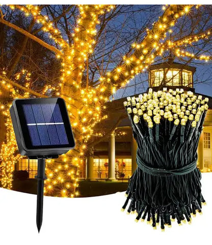 🌞OFERTA IMPERDIBLE! Luces Solares 20 m — Ilumina y ahorra 💡