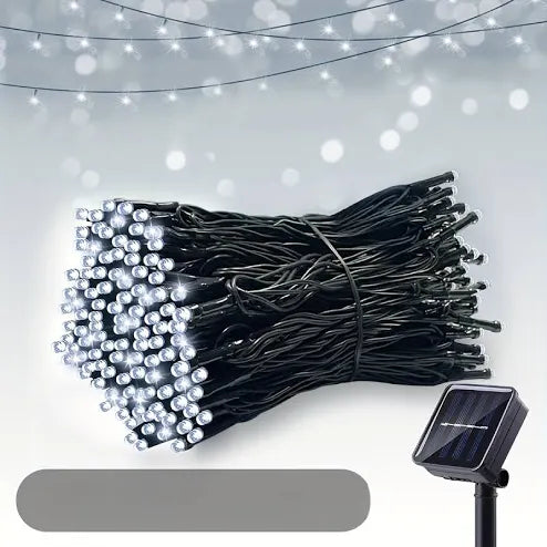 🌞OFERTA IMPERDIBLE! Luces Solares 20 m — Ilumina y ahorra 💡